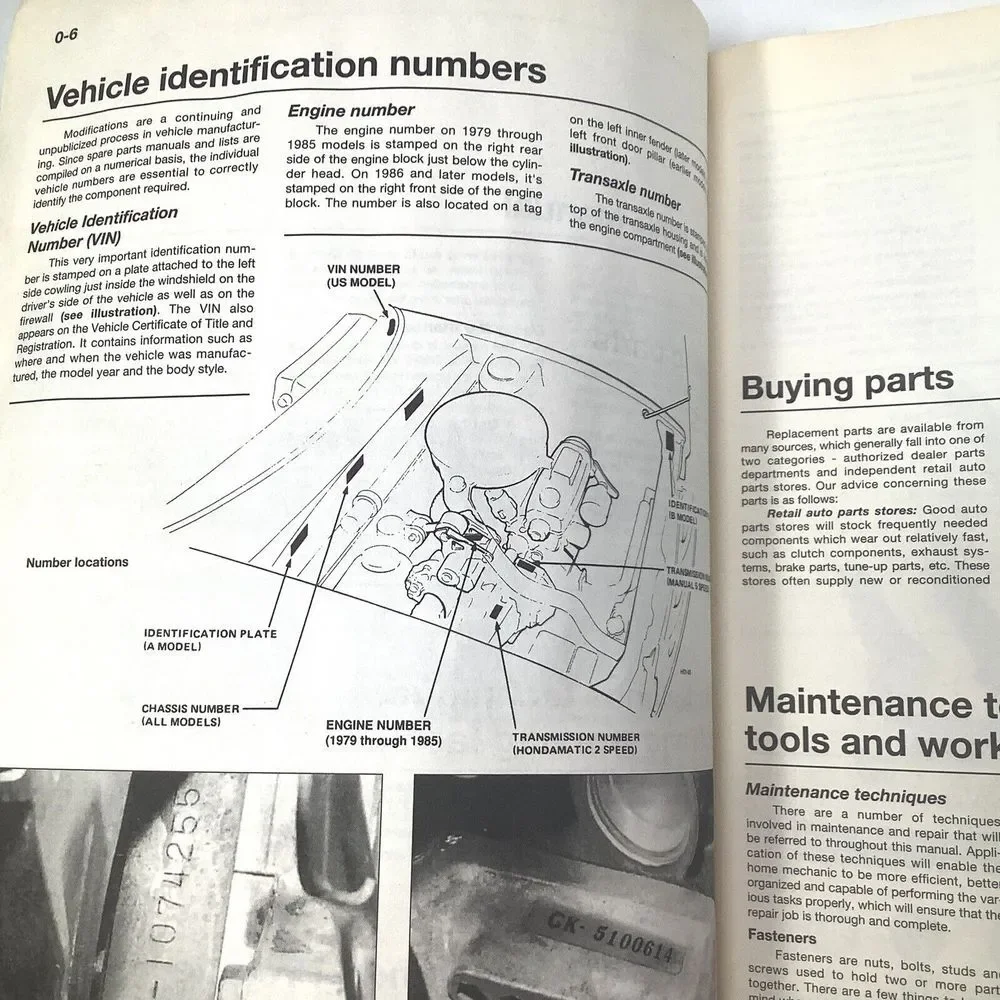 1979 - 1989 Honda‎ Prelude Automotive Repair Manual 42040 Haynes Paperback